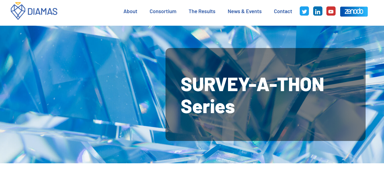 Screenshot 2023 03 31 at 09 58 38 SURVEY A THON Series – DIAMAS